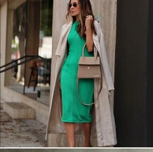 Zara cable knit dress